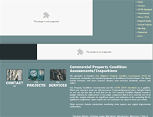 Tablet Screenshot of commercialbuildinginspections.net